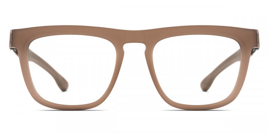 Ic! Berlin Liam Walnut Matte Eyeglasses Front View