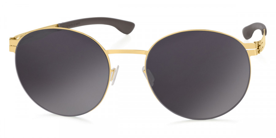 Ic! Berlin Liliya S. Matt-Gold Sunglasses Side View