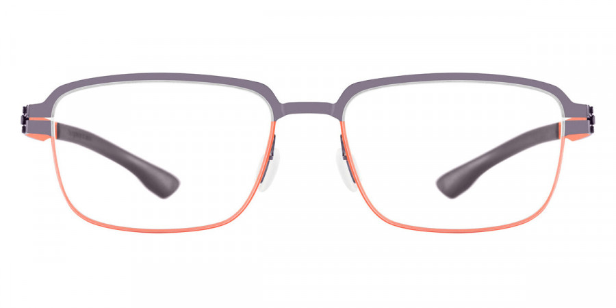 Ic! Berlin Luan Aubergine/Flame Valley Eyeglasses Front View