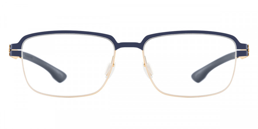 Ic! Berlin Luan Rose Gold/Marine Blue Pop Eyeglasses Front View