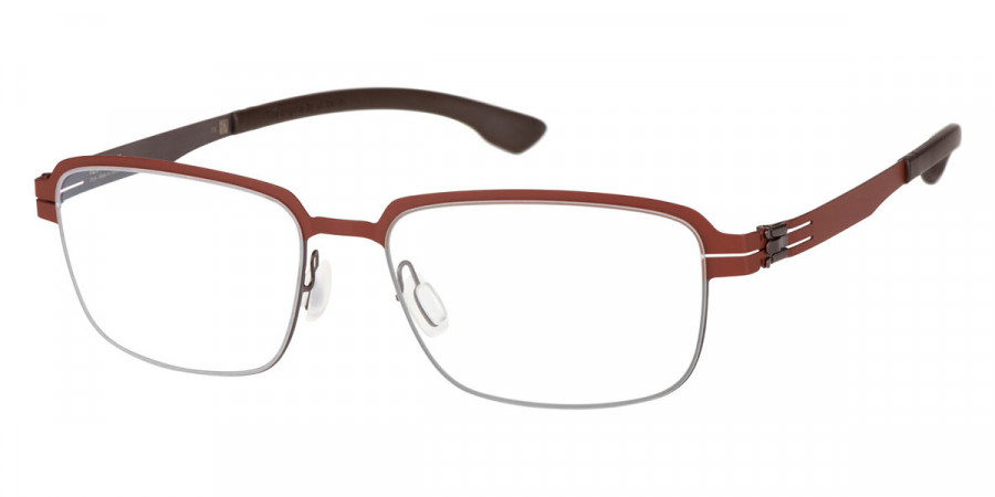 Ic! Berlin Luan Teak/Fired Brick Pop Eyeglasses Side View