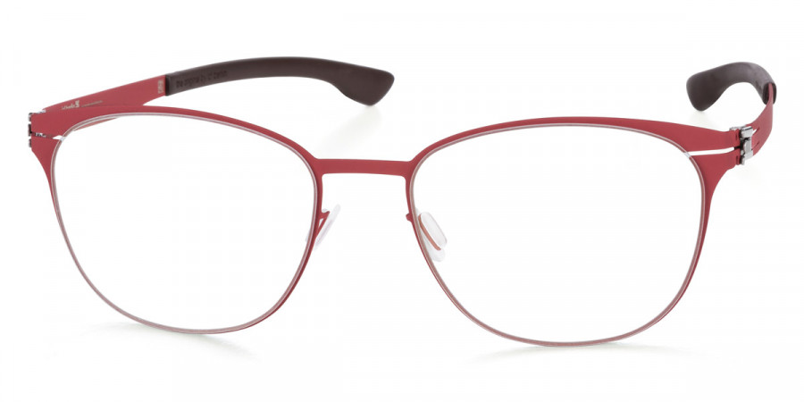 Ic! Berlin Ludmila L. Carmine Red Eyeglasses Side View