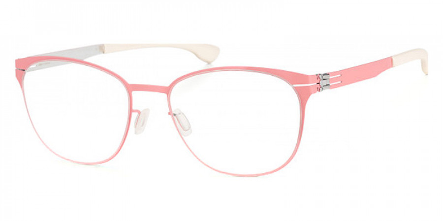 Ic! Berlin Ludmila L. Silver Flamingo Eyeglasses Side View