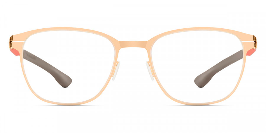 Ic! Berlin Luka Rosé-Gold Eyeglasses Front View