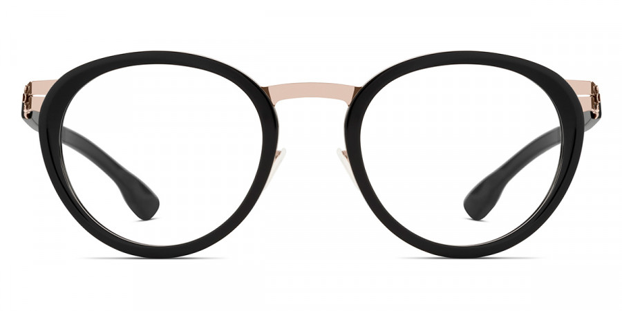 Ic! Berlin Lynda Shiny-Bronze-Ecoblack Eyeglasses Front View