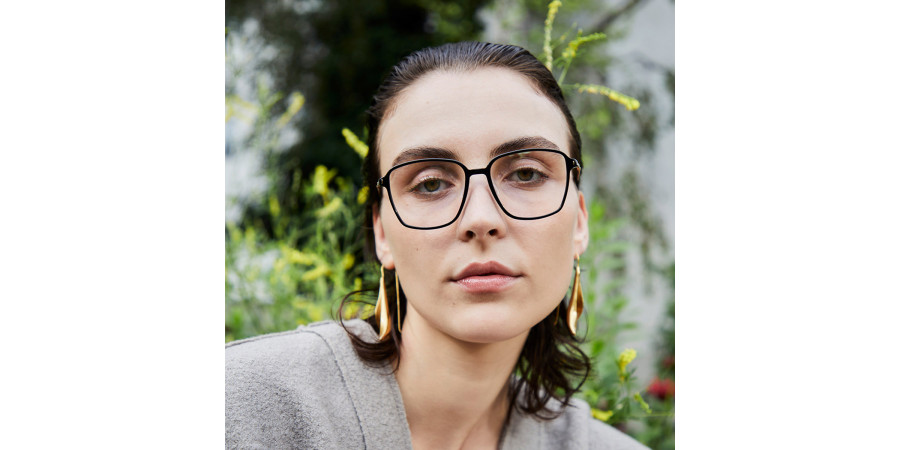 Ic! Berlin Marlene Black Eyeglasses Lifestyle Shot