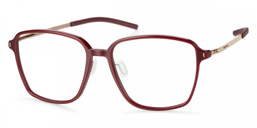 Ic! Berlin Marlene Burgundy Eyeglasses Side View