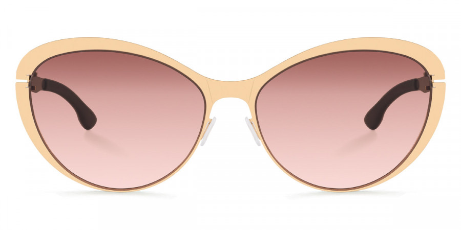 Ic! Berlin Mauerpark Rosé-Gold Sunglasses Front View