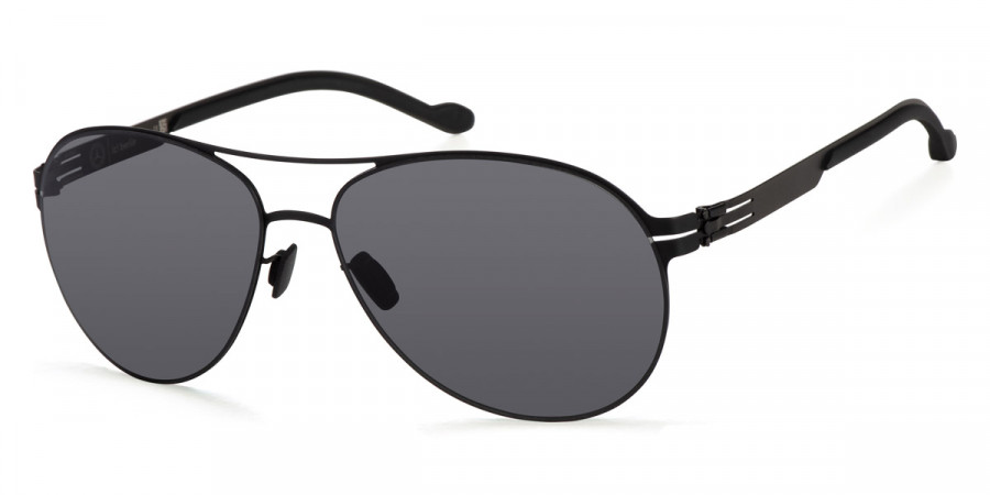 Ic! Berlin MB 02 Black Sunglasses Side View