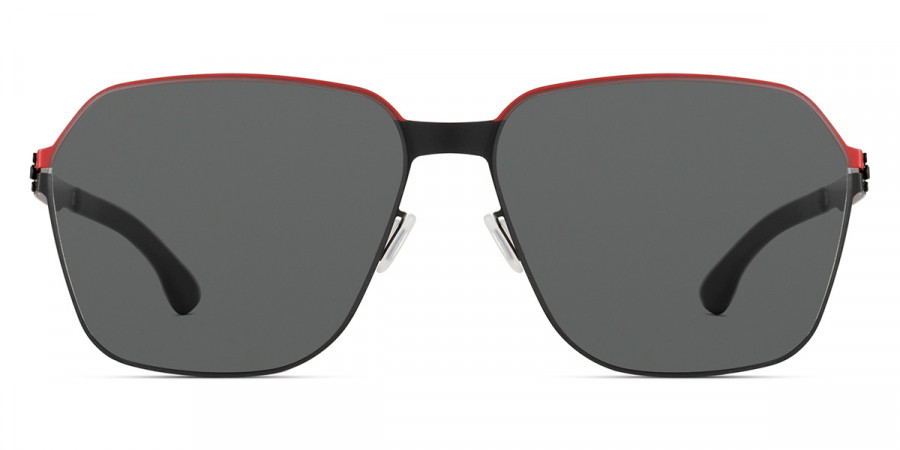 Ic! Berlin MB 04 Red Pop-Black Sunglasses Front View