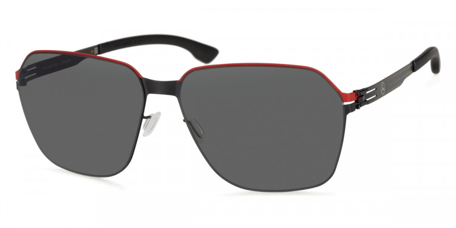 Ic! Berlin MB 04 Red Pop-Black Sunglasses Side View