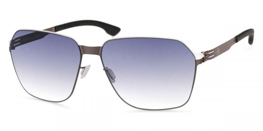 Ic! Berlin MB 04 White Pop-Graphite Sunglasses Side View