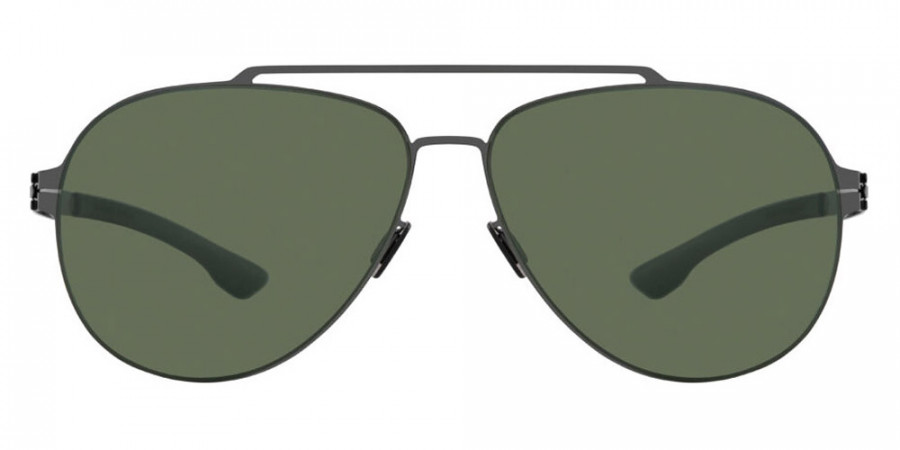 Ic! Berlin MB 15 Gun-Metal Sunglasses Front View