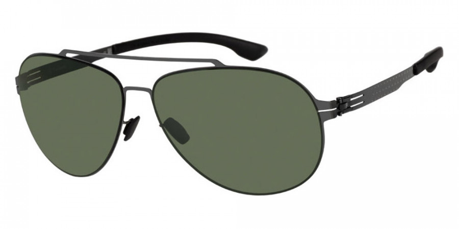 Ic! Berlin MB 15 Gun-Metal Sunglasses Side View