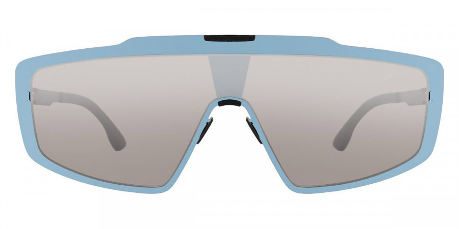 Ic! Berlin MB Shield 03 Electric-Light-Blue Sunglasses Front View