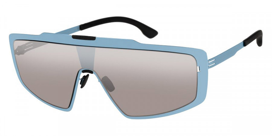 Ic! Berlin MB Shield 03 Electric-Light-Blue Sunglasses Side View