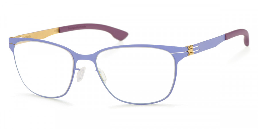 Ic! Berlin Mila Z. Gold Lilac Eyeglasses Side View