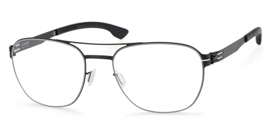 Ic! Berlin Mitte Black Eyeglasses Side View