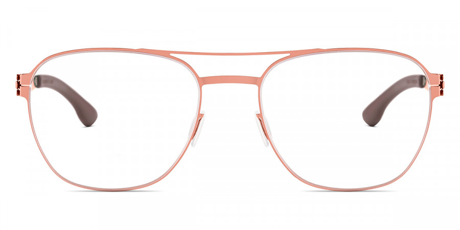 Ic! Berlin Mitte Shiny Copper Eyeglasses Front View