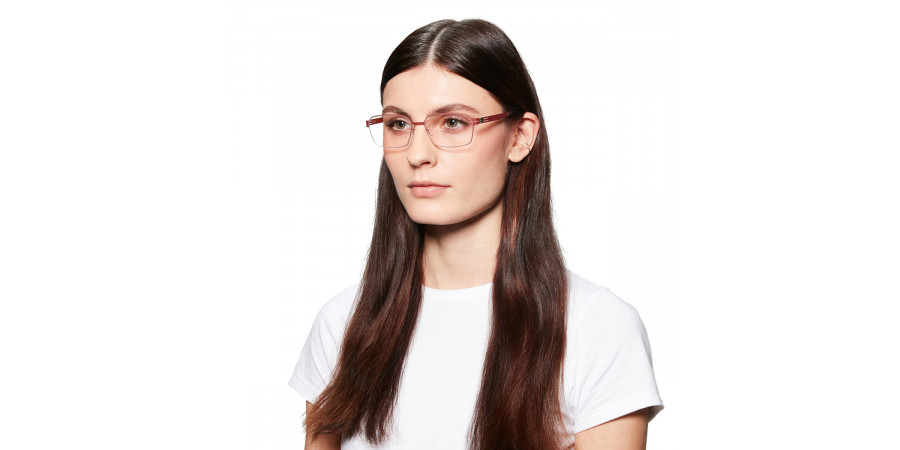 Ic! Berlin Moabit Fired Clay Eyeglasses On Female Model 2