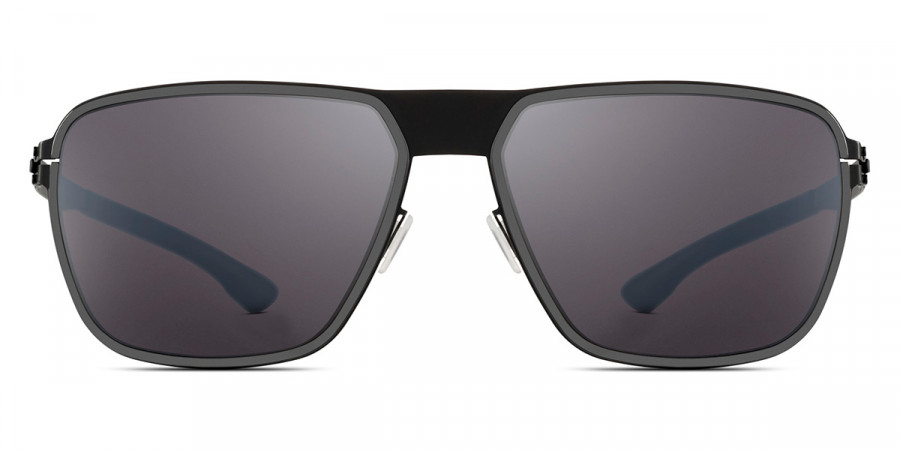 Ic! Berlin Molybdenum Black-Gun-Metal Sunglasses Front View