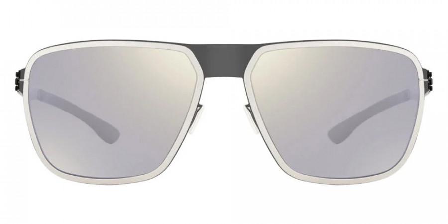 Ic! Berlin Molybdenum Gun-Metal-Pearl Sunglasses Front View