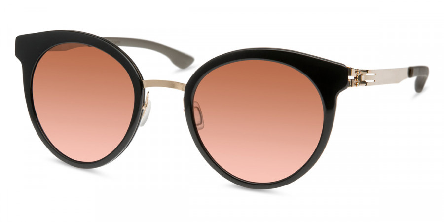 Ic! Berlin Moo S. Rosé-Gold-Black Sunglasses Side View