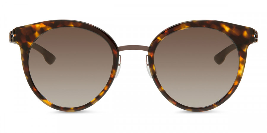 Ic! Berlin Moo S. Teak-Havanna Sunglasses Front View