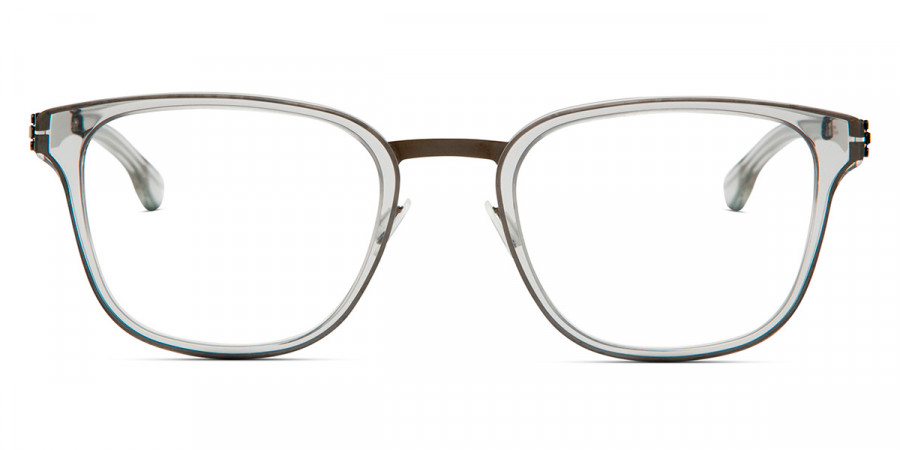 Ic! Berlin Mr. Bice Gunmetal-Sky-Gray Eyeglasses Front View