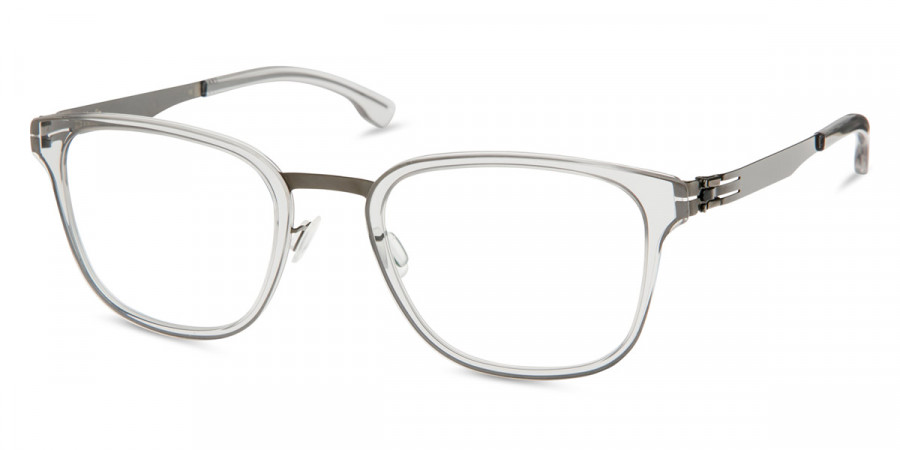 Ic! Berlin Mr. Bice Gunmetal-Sky-Gray Eyeglasses Side View