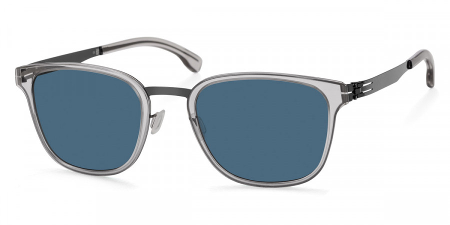 Ic! Berlin Mr. Bice-Sun Gunmetal-Sky-Gray Sunglasses Side View