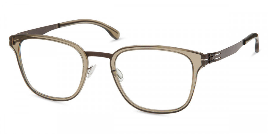 Ic! Berlin Mr. Bice Teak-Dune Eyeglasses Side View