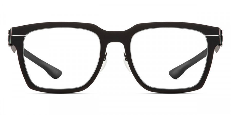 Ic! Berlin Mr. Yang Black Eyeglasses Front View