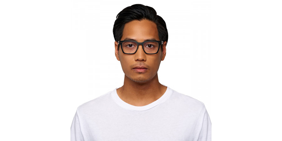 Ic! Berlin Mr. Yang Black Eyeglasses On Male Model