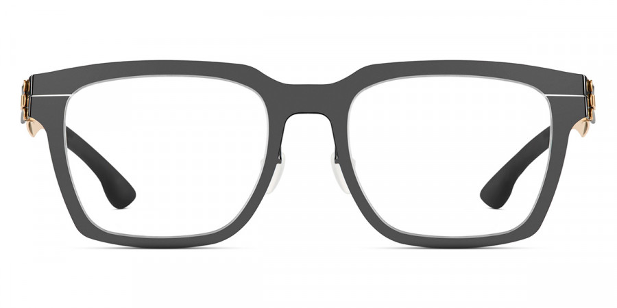 Ic! Berlin Mr. Yang Gun Metal Eyeglasses Front View