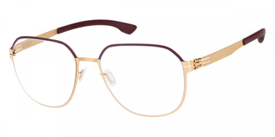 Ic! Berlin Nadea Bordeaux-Rose Eyeglasses Side View