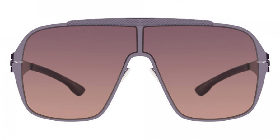 Ic! Berlin Nash Shiny-Aubergine Sunglasses Front View