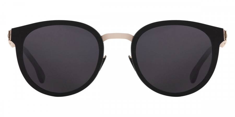 Ic! Berlin Nicolas C. Bronze/Black Rough Sunglasses Front View