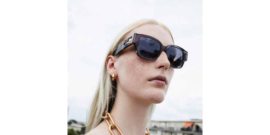 Ic! Berlin Nina EcoGray Sunglasses Lifestyle Shot