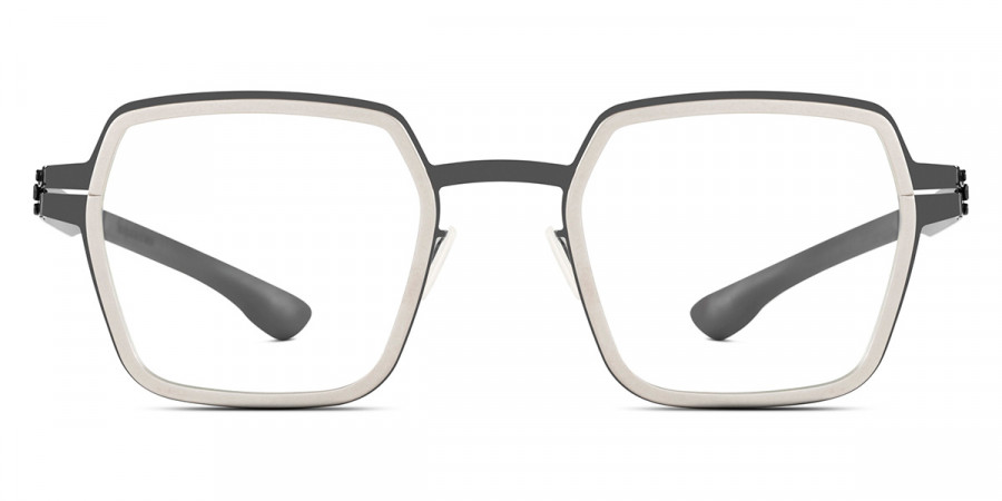 Ic! Berlin Nio Gun-Metal-Rough Eyeglasses Front View