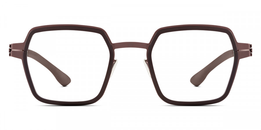 Ic! Berlin Nio Teak-Black Eyeglasses Front View