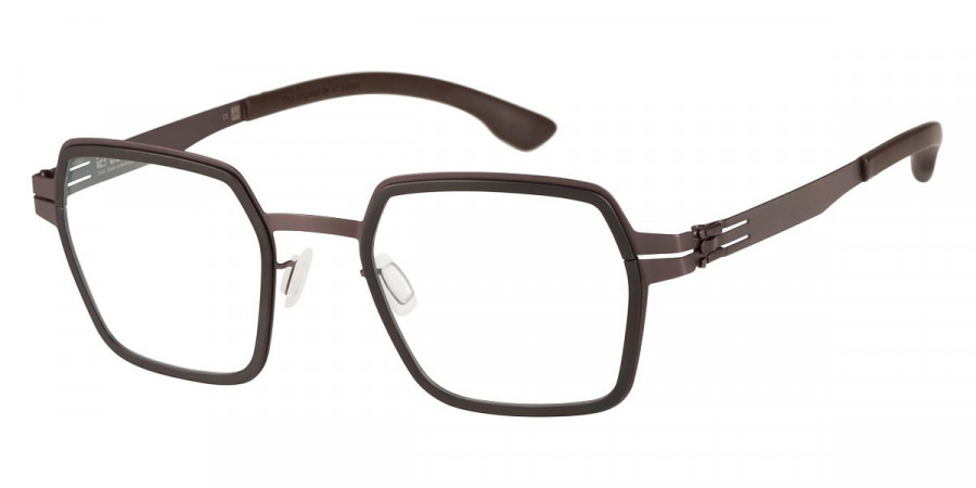 Ic! Berlin Nio Teak-Black Eyeglasses Side View