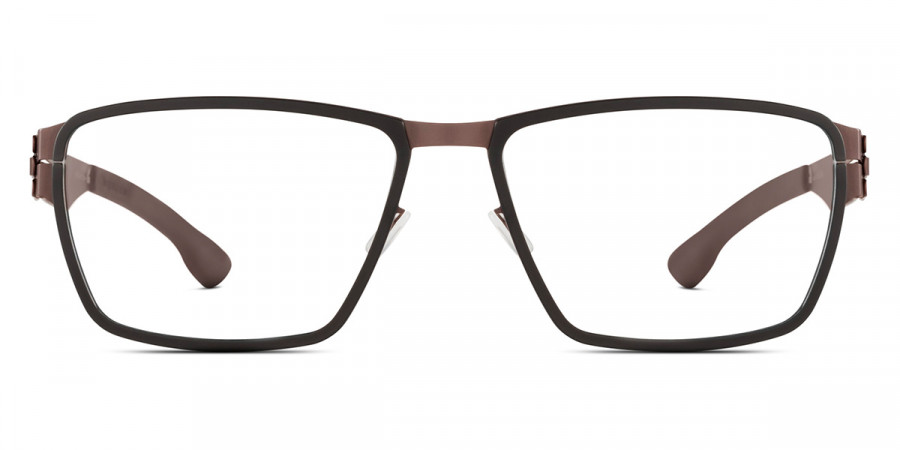 Ic! Berlin Nitrogen Teak-Black Eyeglasses Front View