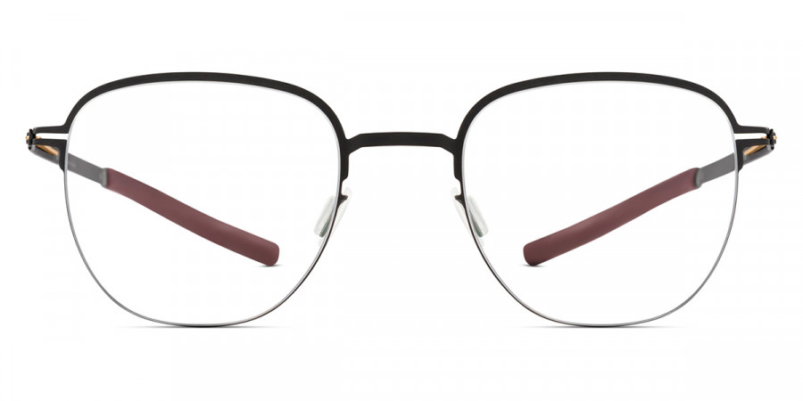 Ic! Berlin Notos Black Eyeglasses Front View