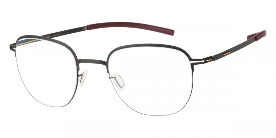 Ic! Berlin Notos Black Eyeglasses Side View