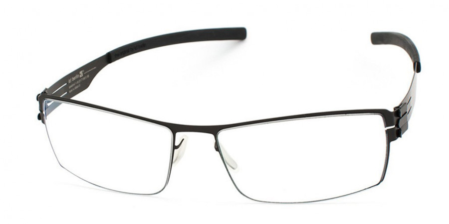 Ic! Berlin Nufenen Medium Black Eyeglasses Side View