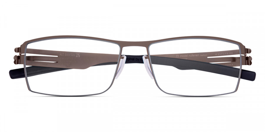 Ic! Berlin Nufenen Medium Graphite Eyeglasses Front View