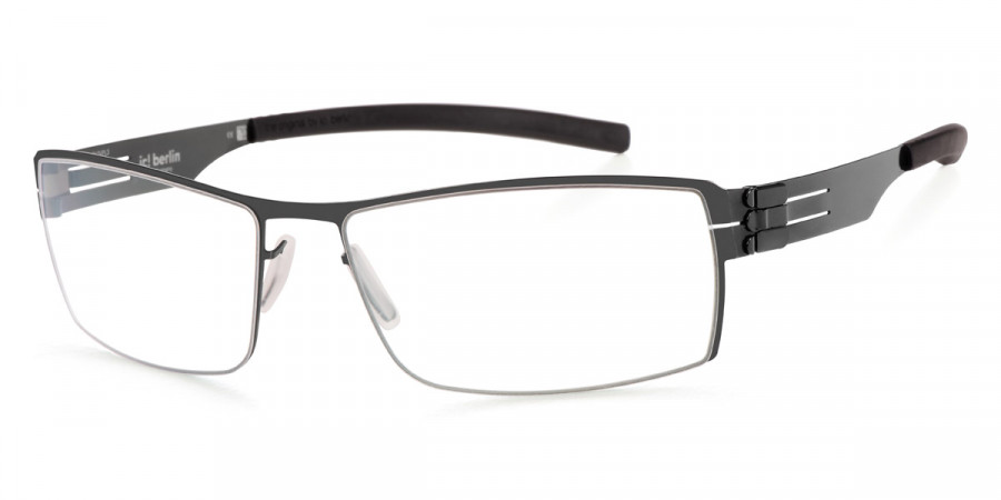 Ic! Berlin Nufenen Medium Gunmetal Eyeglasses Side View