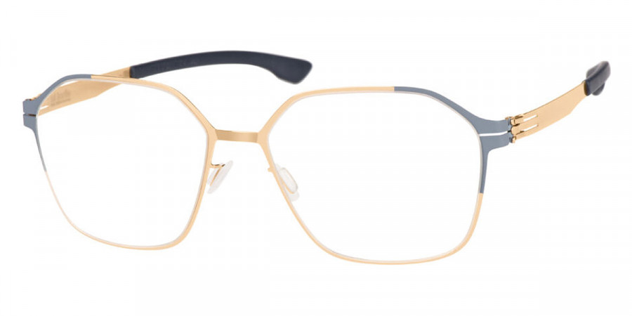 Ic! Berlin Nuno Taubenblau H Sides-Rose Gold Eyeglasses Side View