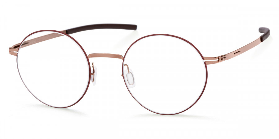 Ic! Berlin Oroshi 2.0 Fired Copper Circle Eyeglasses Side View